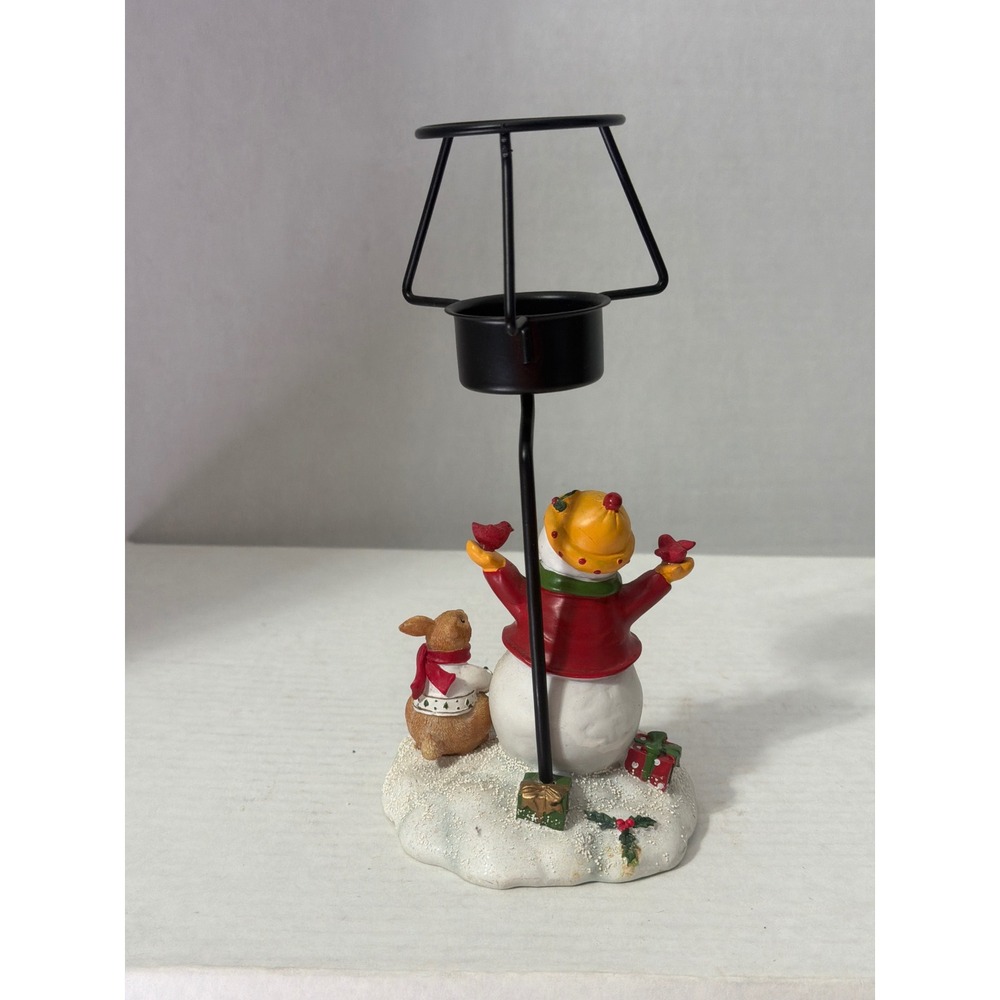 Yankee Candle Snowman and Bunny Tealight Holder Christmas Decor 1132935 - Picture 3 of 9
